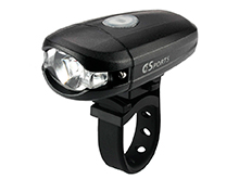 C3Sports Micro-300 Bike Headlight - 300 Lumens USB Rechargeable